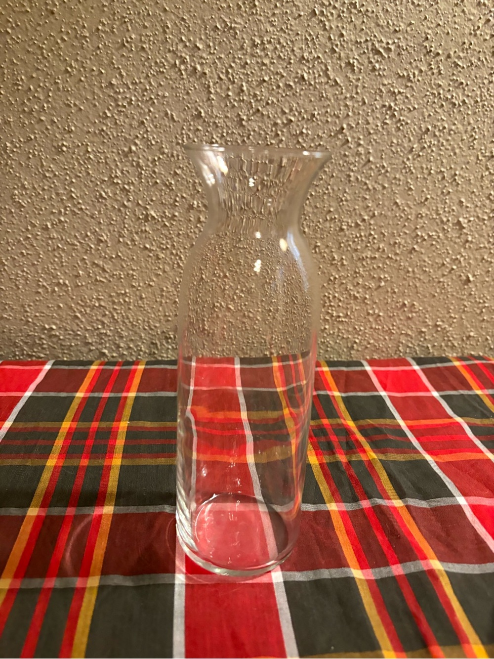 Vintage Clear Glass Decorative Carafe - Transparent Home Accent